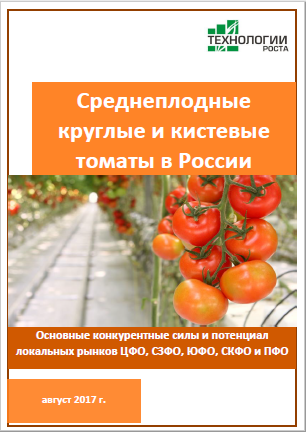 Среднеплодные и кистевые томаты в России